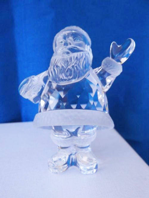 Swarovski Crystal Father Christmas Ornament Mint Condition Xmas