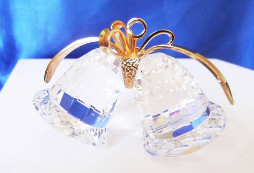 Swarovski Silver Crystal Memories Large Christmas / Wedding Bells #