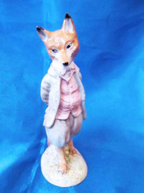 Beswick Beatrix Potter's " Foxy Whiskered Gentleman " 1277 GOLD #