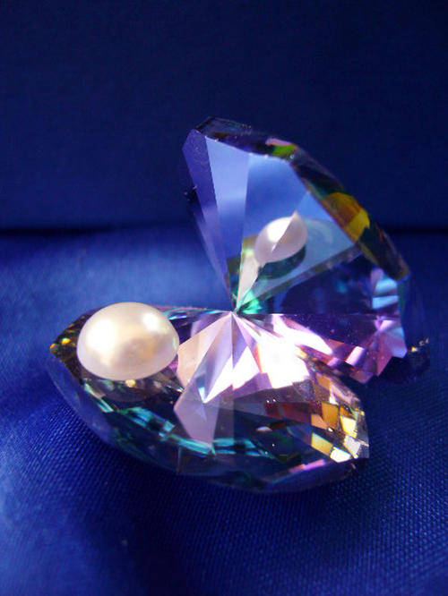 Stunning Hadrian Crystal Osyter Shell