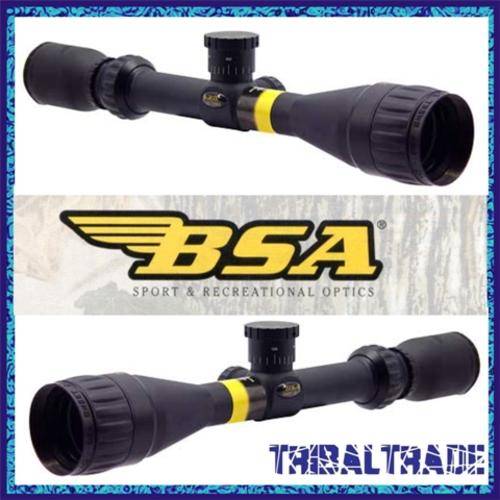 3 on Auction!!! BSA SWEET22 3-9x40 AO Rifle Scope with adjustable objective. LIMITED STOCK!!