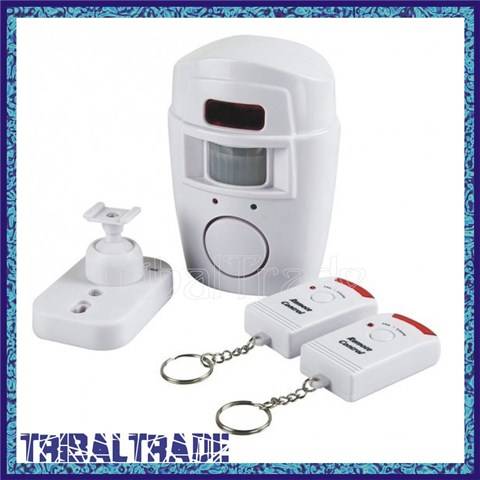 2 UNITS to Go!! WIRELESS REMOTE CONTROL SECURITY ALARM with Motion Sensor - HOME / GARAGE / STORAGE.