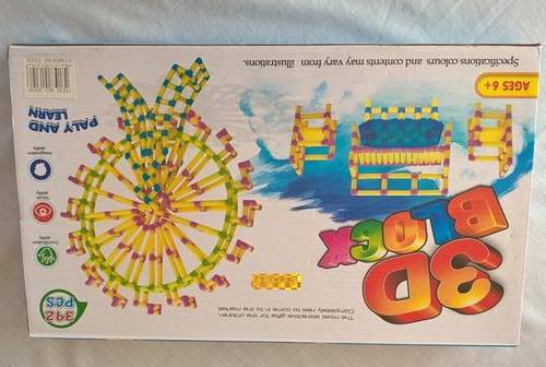 PLAY AND LEARN 3D BLOCKS - 392 Piece - ONLY THIS ONE!!