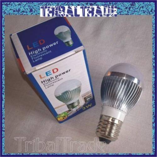 3W E27 SCREW-IN HIGH POWER ELECTRONIC FLUORESCENT LED BULB - 20 AVAILABLE!!
