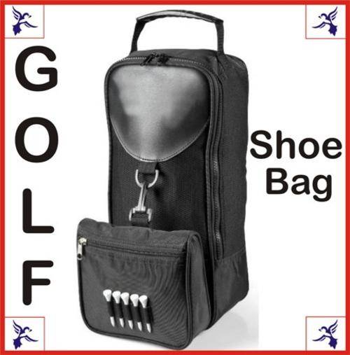BALTIMORE GOLF SHOE BAG - Aboglan simulated leather and mesh - Detachable pouch.