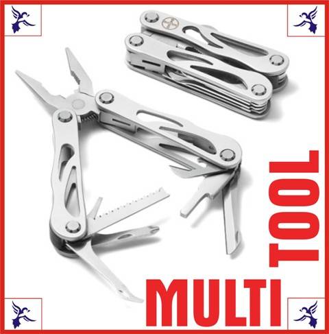 GAMBIT Multi-Tool *** Stainless Steel *** 8 Functions - HANDY AT ALL TIMES!!! - Top Quality!!!