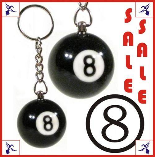 ***R1*** - 48 HOUR AUCTION! 8 Ball on a key chain ---> Win yours now!