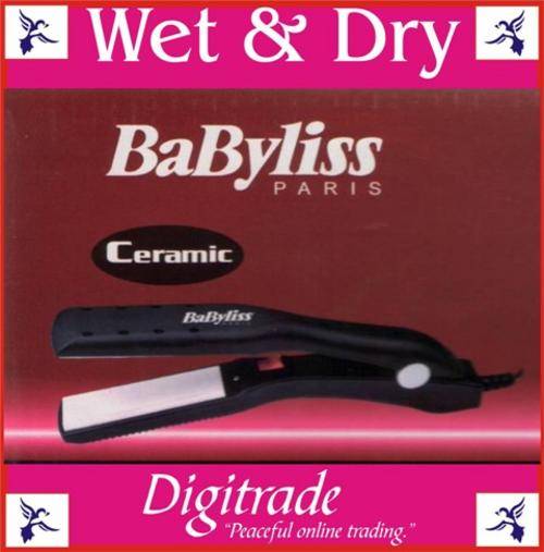 BABYLISS Hair straightener - Ceramic - Wet & Dry - Limited stock!!!