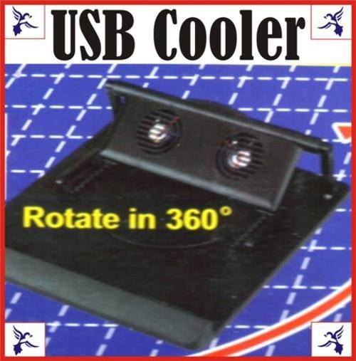 USB LAPTOP Adjustable holder stand with cooling fans - Do not let your notebook overheat!
