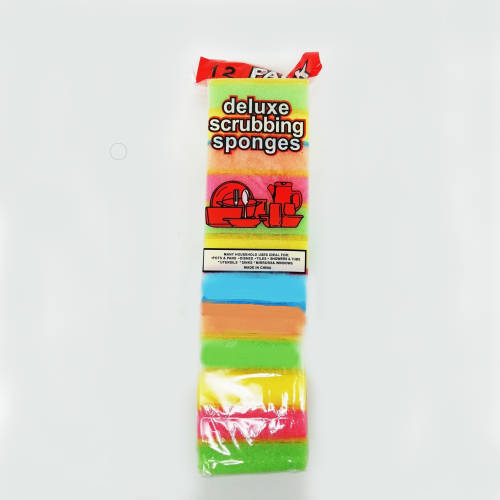 DELUXE SCRUBBING SPONGES (PACK OF 12)
