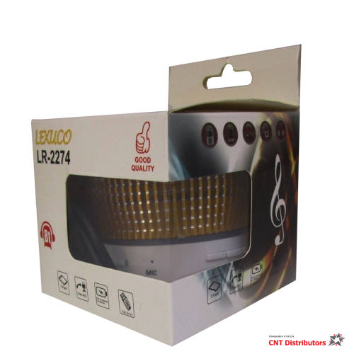 BLUETOOTH SPEAKER  (PLAY:  USB, FM, T-FLASH)