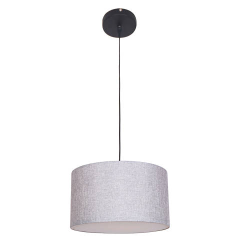 HANGING LIGHT (FABRIC) - LIGHT GREY