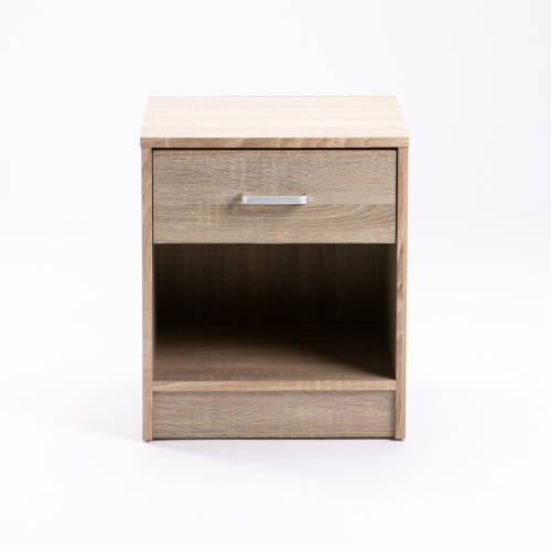 BEDSIDE TABLE -  LIGHT OAK COLOUR