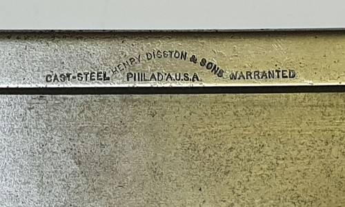 Beautiful Vintage Disston Small Dovetail Saw (Philadelphia, USA)