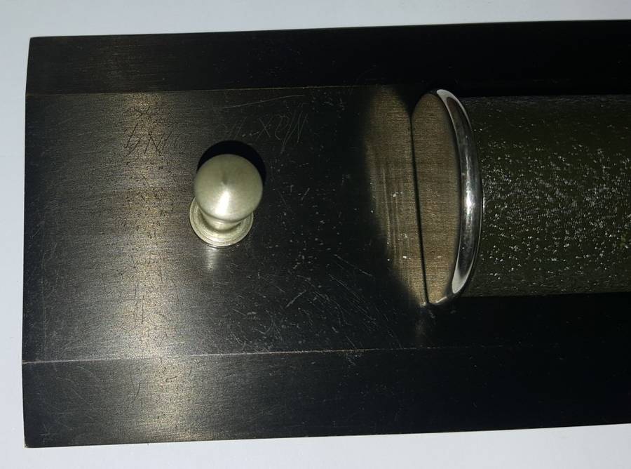 REDUCED! Large Boxed Brass and Steel Arclight Rolling Ruler With A History, circa 1958.