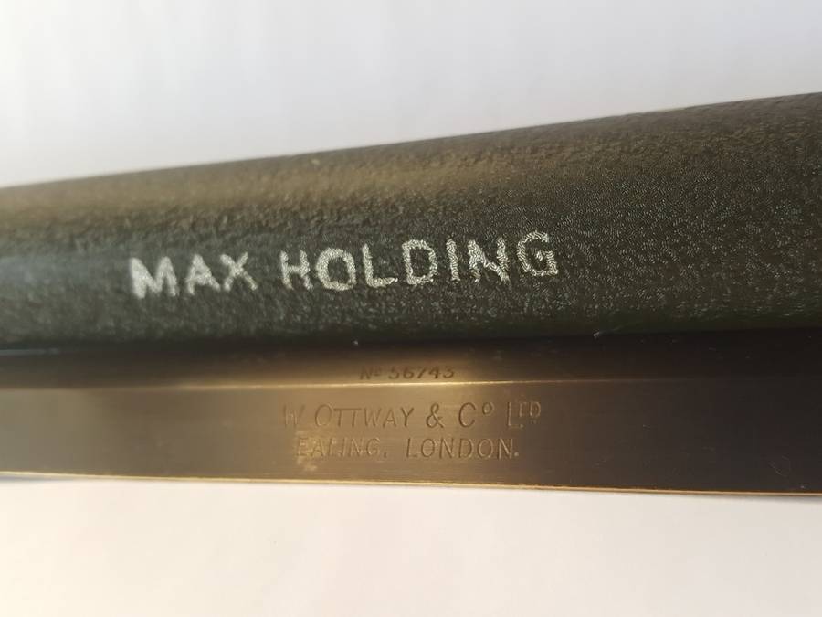 REDUCED! Large Boxed Brass and Steel Arclight Rolling Ruler With A History, circa 1958.