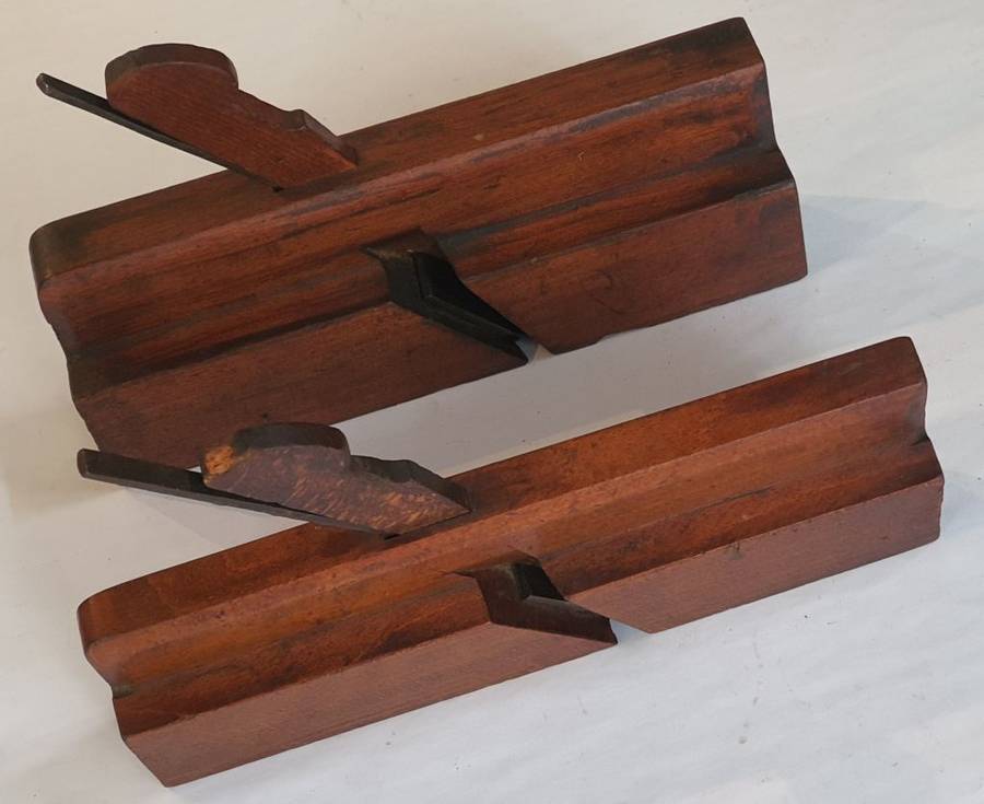 2 Vintage Profile Wood Planes - Excellent Condition