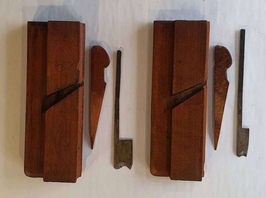 2 Vintage Profile Wood Planes - Excellent Condition