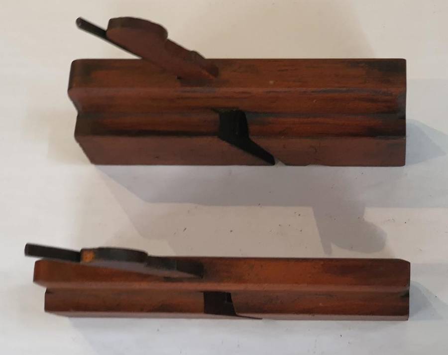 2 Vintage Profile Wood Planes - Excellent Condition