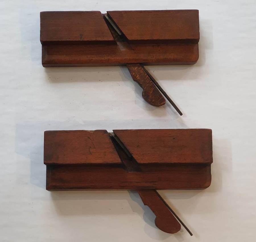 2 Vintage Profile Wood Planes - Excellent Condition