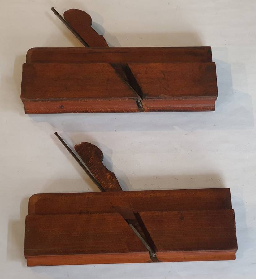 2 Vintage Profile Wood Planes - Excellent Condition
