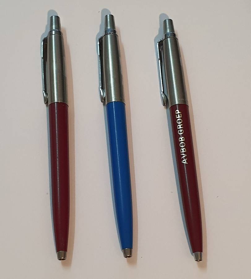 A Trio of Parker Ball Point Pens  All in Good Working Condition