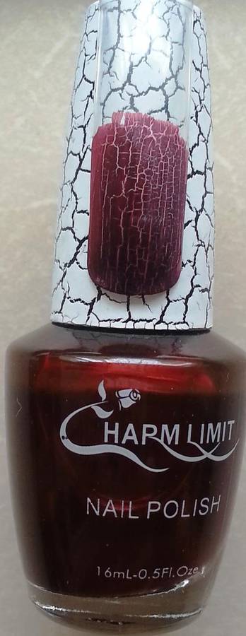 CRACKLING NAIL POLISH - DARK MAROON