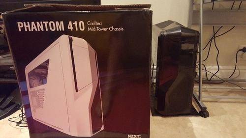 Gaming PC NZXT Phantom MSI 970 AM3 with screen!