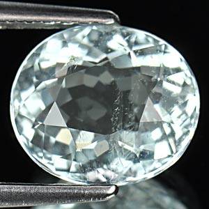 STRIKING 2.17 CT 100% NATURAL GREENISH BLUE AQUAMARINE - MARCH BIRTHSTONE!