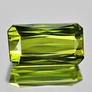 TERRIFIC 1.63CT 100% NATURAL VVS YELLOWISH  GREEN TOURMALINE!