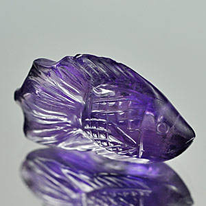 EXQUISITE 7.61 CT 100% NATURAL UNHEATED HAND CARVED AMETHYST - FEBRUARY BIRTHSTONE!
