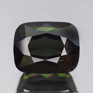 BEAUTIFUL 2.82 CTS NATURAL DARK GREEN TOURMALINE!