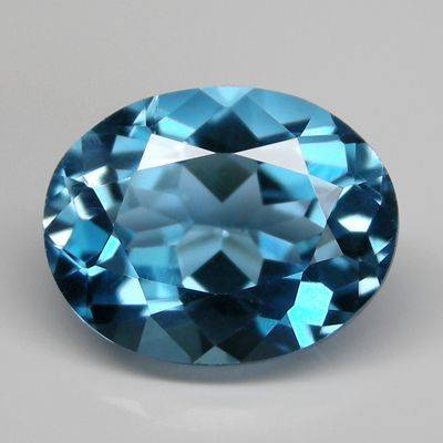 GORGEOUS 4.44 CTS NATURAL LONDON BLUE TOPAZ - WOW, WHAT A BEAUTY!!!