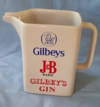 Gilbeys Gin Water Jug.