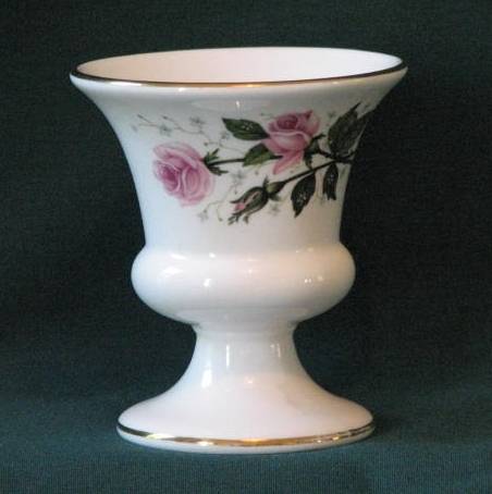 Crown Staffordshire Bone China Miniature Vase.