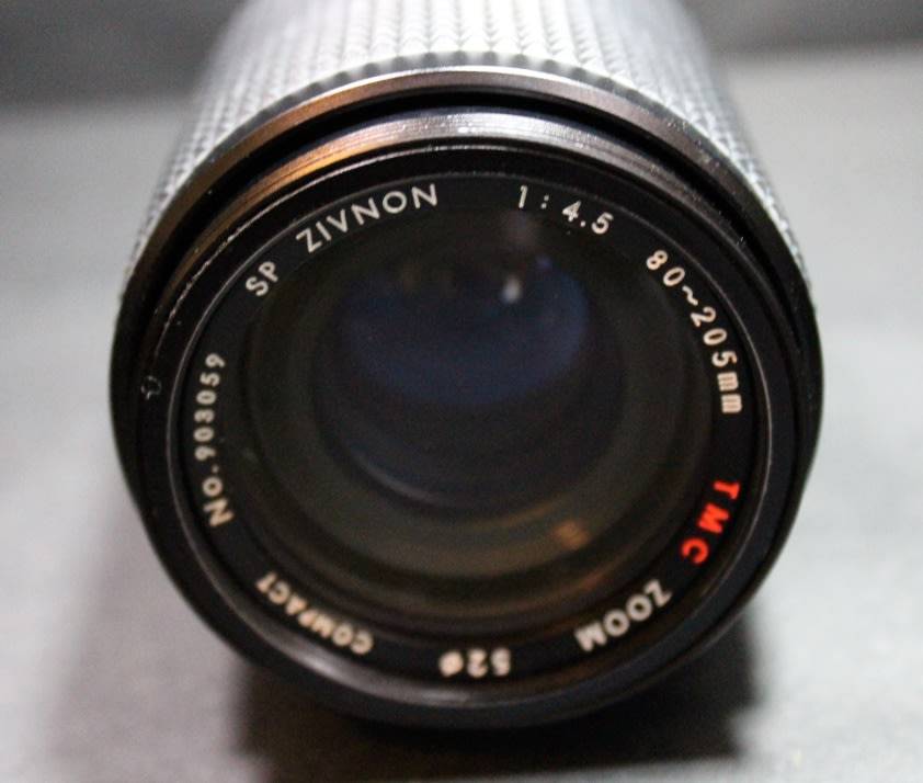 Pentax Compatible Zivnon TMC Zoom 35mm SLR 80mm to 205mm Camera Zoom Lens