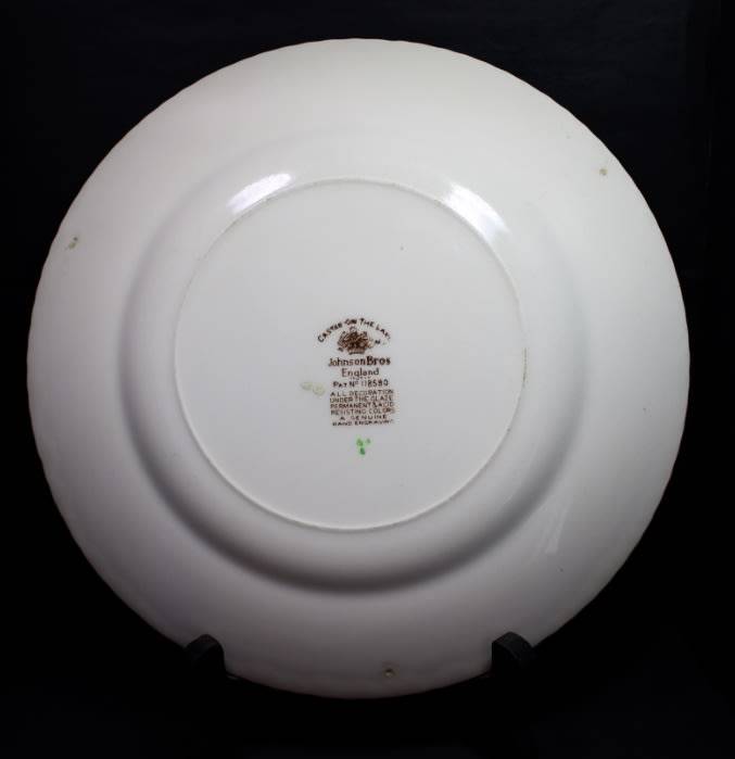 Vintage Johnson Bros Decorative Wall Plate  - Castle On The Lake