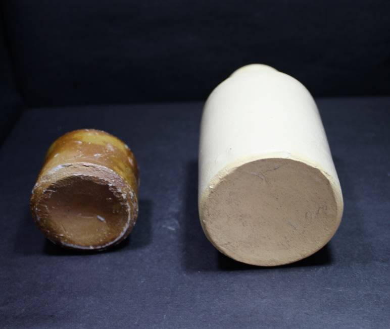 Vintage Small Stoneware Ink Bottles and Containers