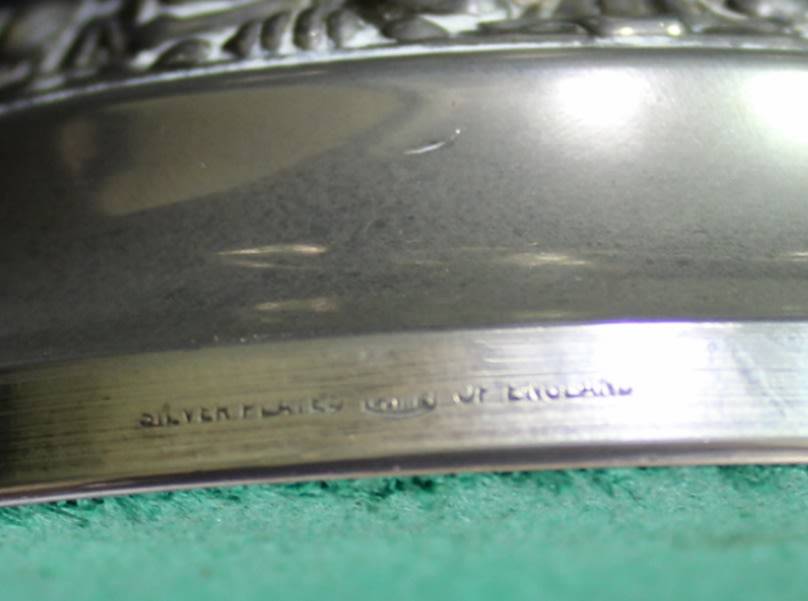 Vintage Silver Plated IANTHE 3-Sconce Candelabra Candle Holder