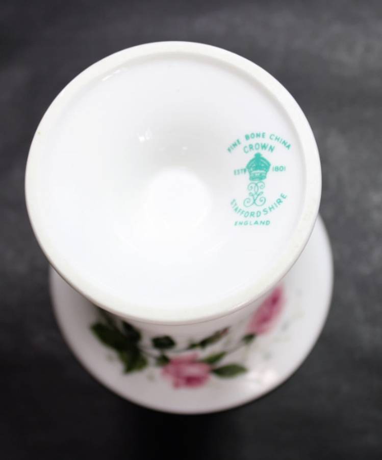 Crown Staffordshire Bone China Miniature Vase.
