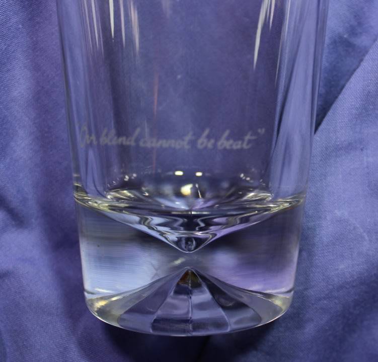 Johnnie Walker Pair Tall Scotch Whisky Glasses