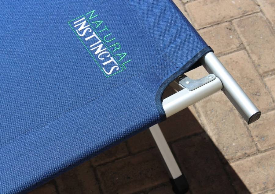 Natural Instincts Aluminium Camping Bed, As New
