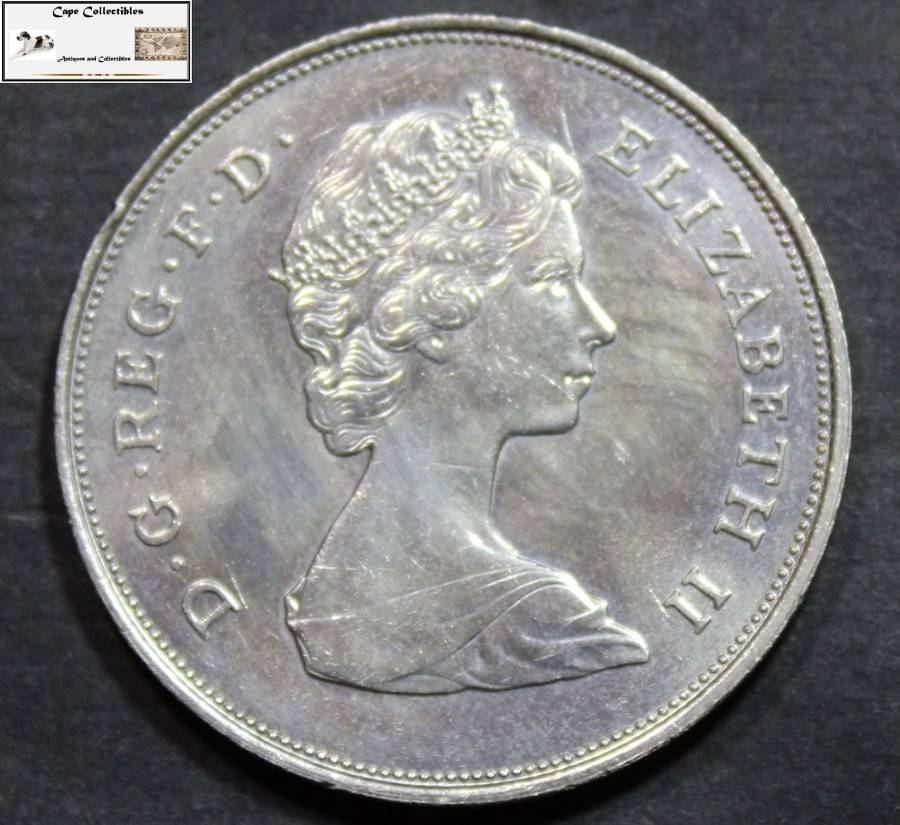 Charles and Diana Royal Wedding Commemorative Crown 1981 Coin MS63