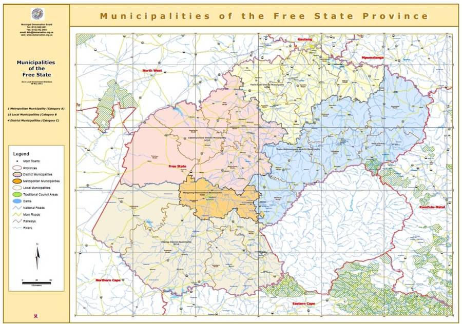 South Africa Municipal Boundaries Provincial Maps on 16GB USB Drive Digital Format