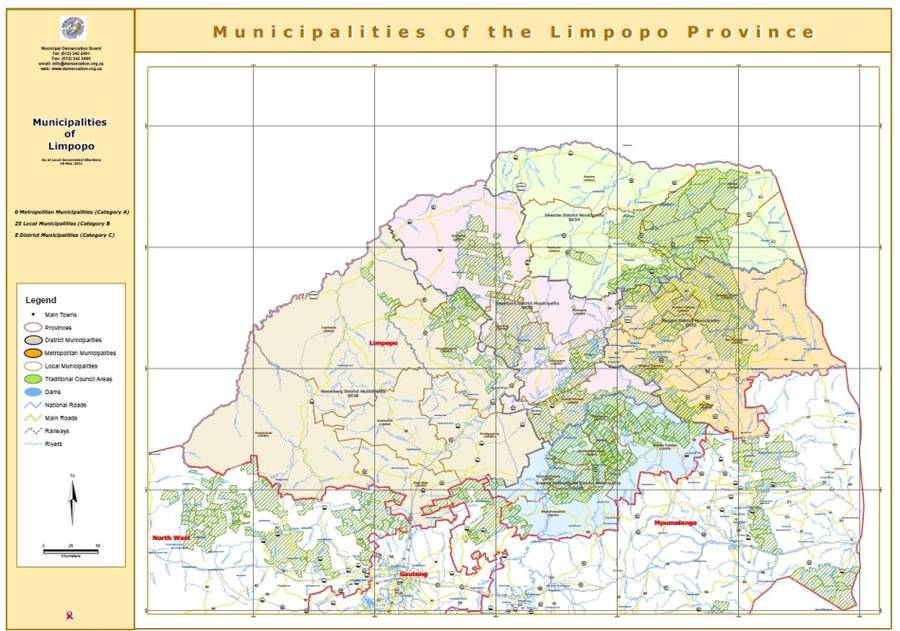 South Africa Municipal Boundaries Provincial Maps on 16GB USB Drive Digital Format