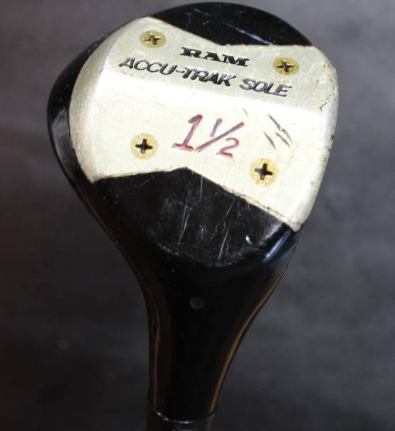 Vintage Ram Accutrak Sole Wooden Head Driver