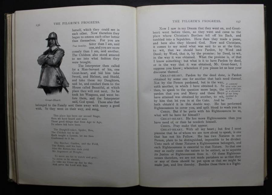 The Pilgrims Progress by John Bunyan (@1910 Edition).