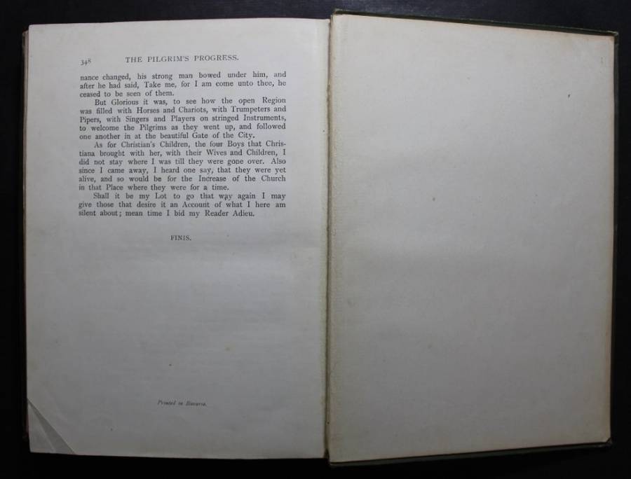 The Pilgrims Progress by John Bunyan (@1910 Edition).