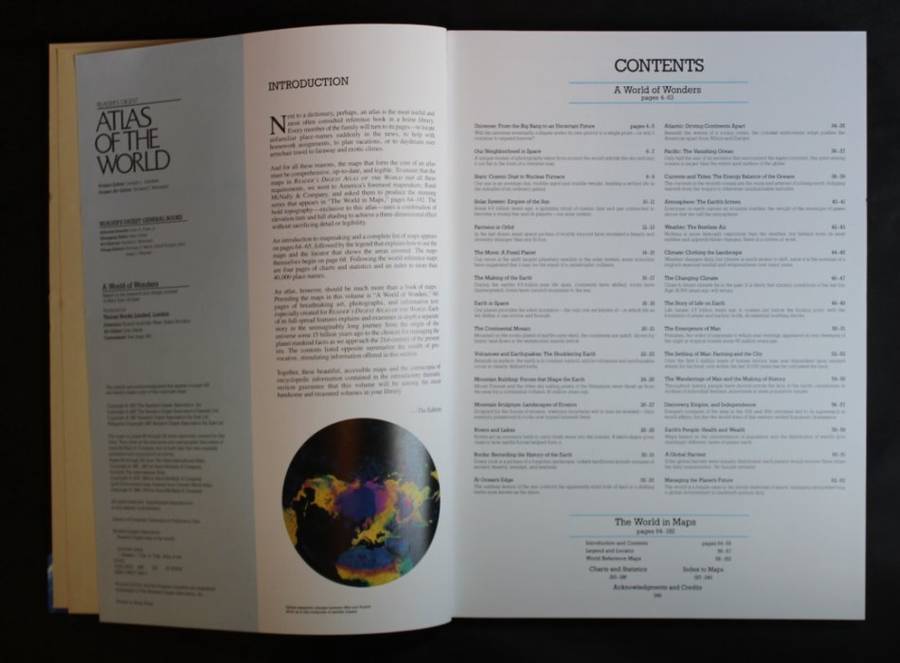 Readers Digest Atlas Of The World 1987