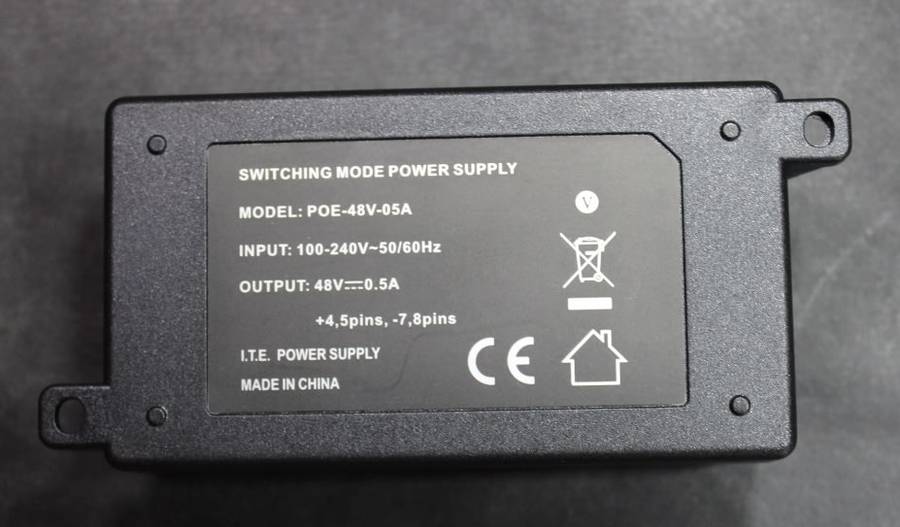 Power Over Ethernet Adapter POE 48v POE-48V-0.5A.